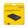 Caixa para HDD/SSD DeLOCK 42011 preta 2,5