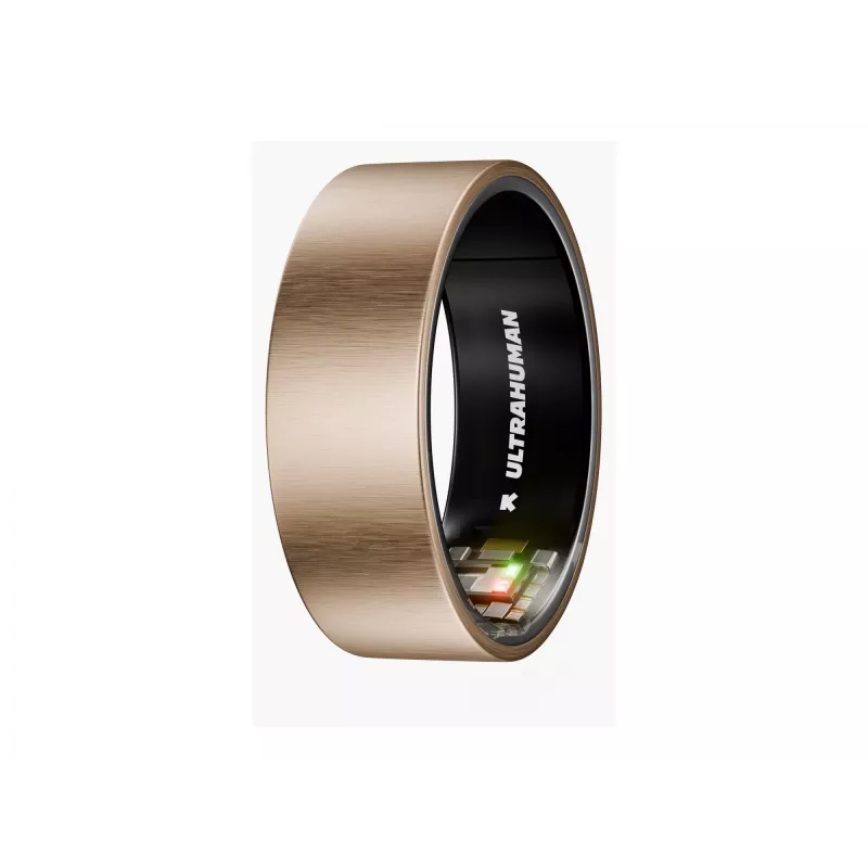 Ultrahuman Ring Air, ouro rosa, tamanho 10