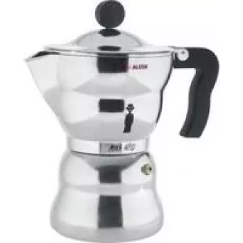 Cafeteira moka Alessi Moka AAM33/6 alumínio 206 mm de altura