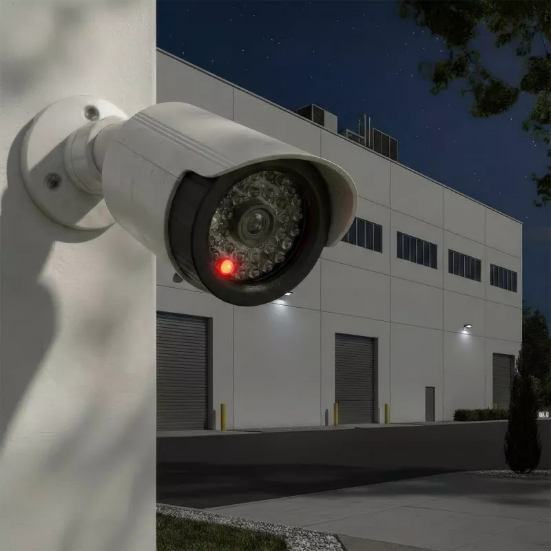 Câmara falsa com LEDs IR, CEE IR1800 W — câmara de vigilância decorativa não funcional