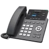 Telefone IP Grandstream Networks GRP2612G preto 4 linhas LCD