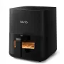 Fritadeira de ar quente Lovio LVAF001BK 5 l preta — fritadeira de ar quente compacta, capacidade de 5 litros