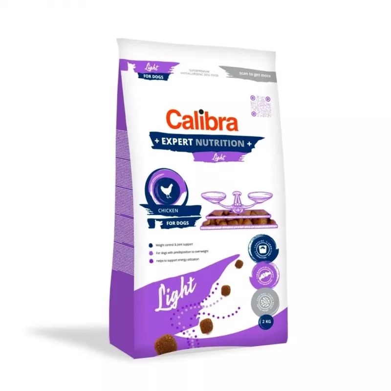 Calibra Dog Expert Nutrition Light ração seca para cães, 2 kg