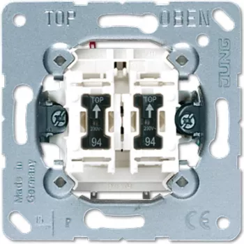Interruptor de tecla basculante JUNG 505U5 10 AX 250VAC