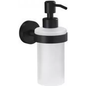 Doseador de sabão tesa MOON preto 40565-00000-00 200 ml preto (mate), vidro satinado (40565-00000-00)