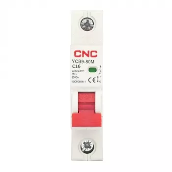 Disjuntor HiSmart NV821426 miniatura 1P 16A calha DIN