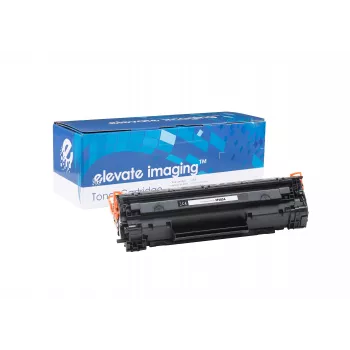 Cartucho de toner CF283A preto para HP