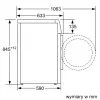 Máquina de lavar roupa de carga frontal Bosch WAN2813APL Series 4 8 kg 1400 rpm branca