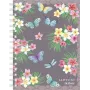 Caderno Herlitz Ladylike Butterflies A5 100 folhas cinzento multicolor