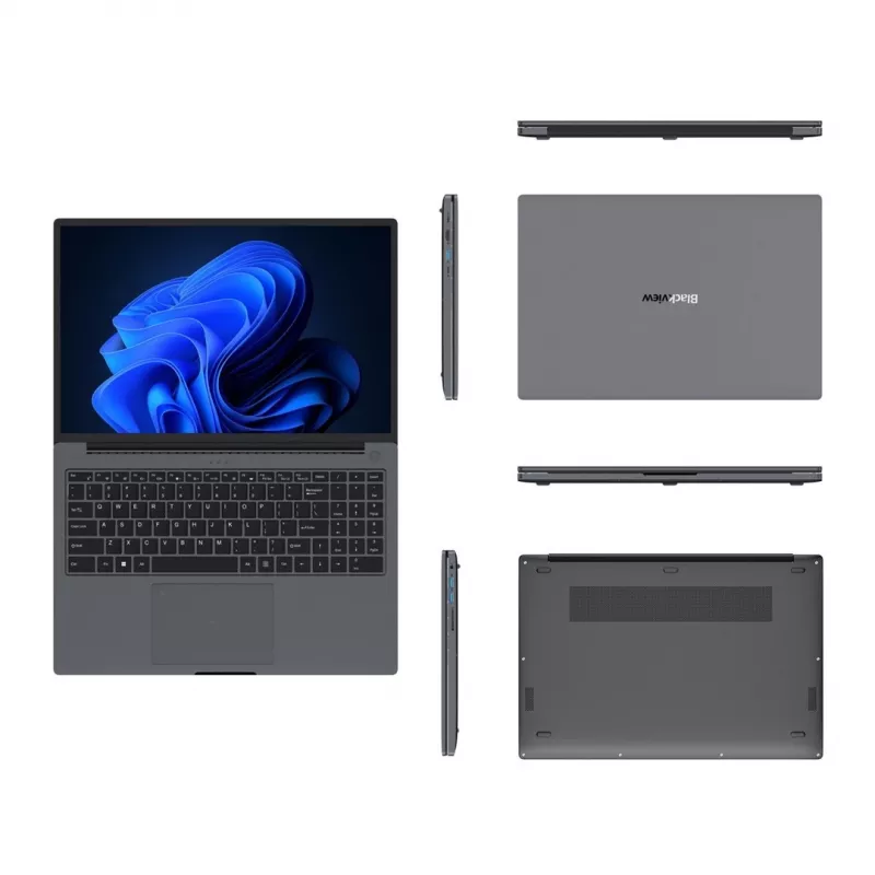 Blackview AceBook 12K1 i5-12450H 16 polegadas WUXGA 16GB SSD512 Windows 11 Pro Cinzento