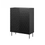 Estante Cama Meble ONDA 2D2SZ estante de livros 98×45×127 cm preto