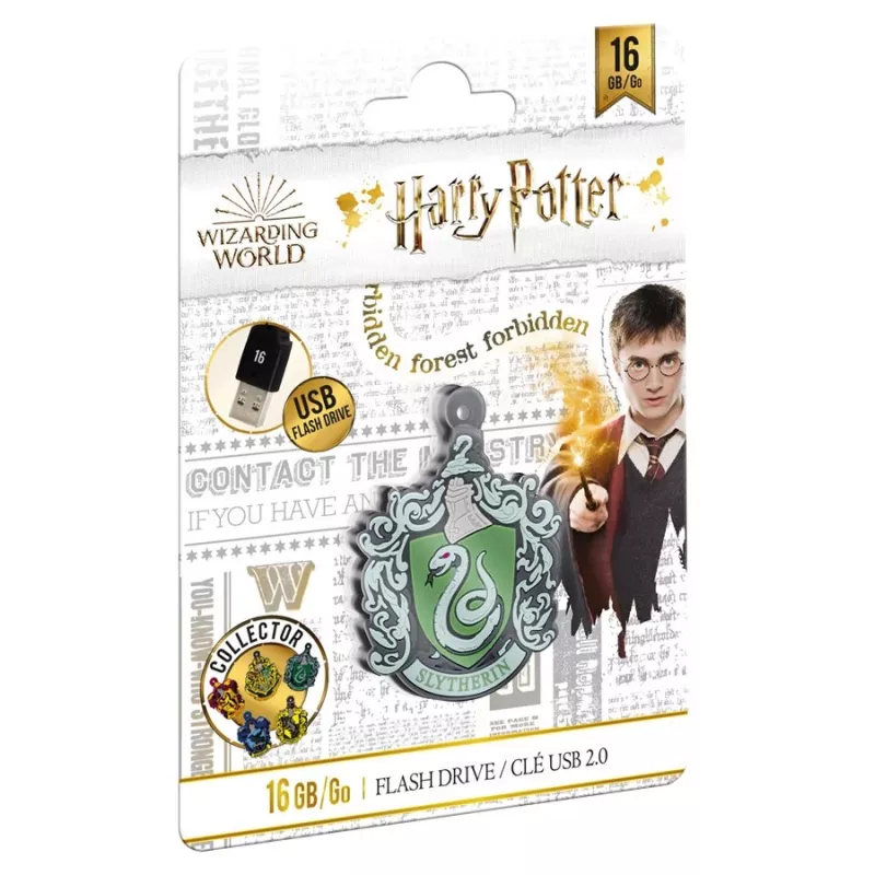 Pen drive Emtec Harry Potter Collector Slytherin 16 GB USB Type-A 2.0 preto