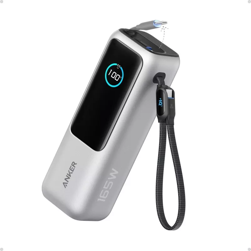 Carregador portátil Anker Power Bank 25K, A1695H41, 25000mAh
