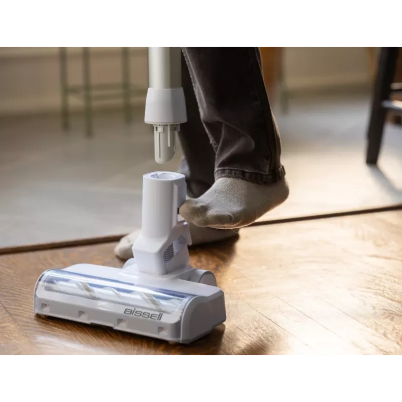 Aspirador vertical Bissell | PowerClean | a bateria | 200 W | Autonomia (máx.) 40 min | Branco quente/cinzento/prateado brilhante