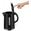 Amica KF1002 chaleira elétrica, 1,7 L, preta