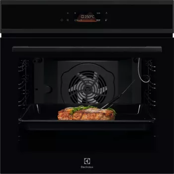 Forno de encastrar Electrolux EOE8P39H preto pirolítico, elétrico, multifunções, preto