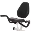 Bicicleta estática magnética horizontal branca e verde HMS R9259