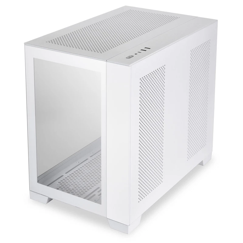 Caixa de PC Lian Li O11D Mini-S Mini Tower branca (compatível com fonte de alimentação SFX/SFX-L)