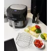 Fritadeira de ar quente BLAUPUNKT AFD712 – capacidade 7,2 l, 1800 W, controlo digital por toque, 40–200 °C, temporizador de 60 minutos
