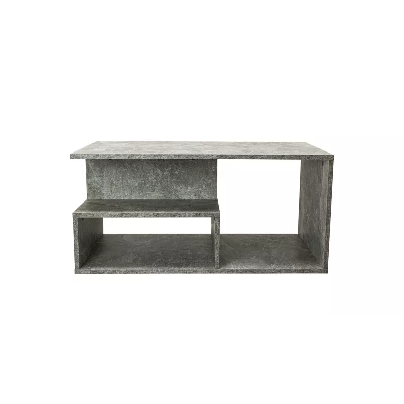 Topeshop PRIMA BETON mesa de centro, forma livre, 1 perna