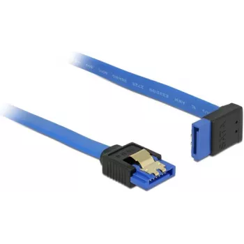 Cabo SATA DeLOCK 84996 0,3 m SATA 7 pinos preto azul