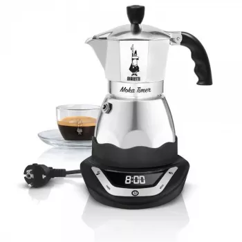 Cafeteira moka elétrica Bialetti 0,3 L EAsy Timer 6