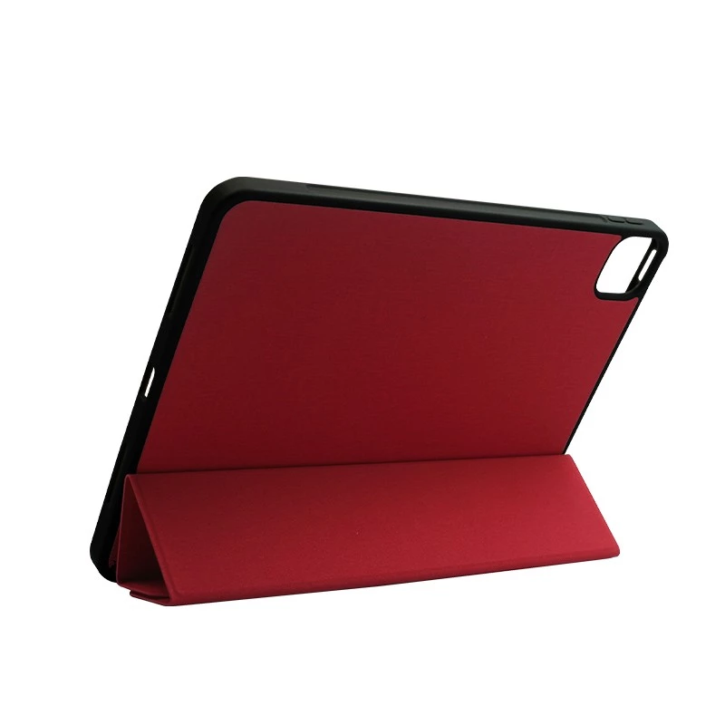 Crong FlexFolio CRG-FXF-IPD112-RED capa tipo folio para iPad Air 11 M3 (2025)/M2 (2024), iPad Air 10.9 (5-4 ger.), iPad Pro 11 (2022-2021), 27,7 cm (10,9″), com suporte para Apple Pencil, vermelha