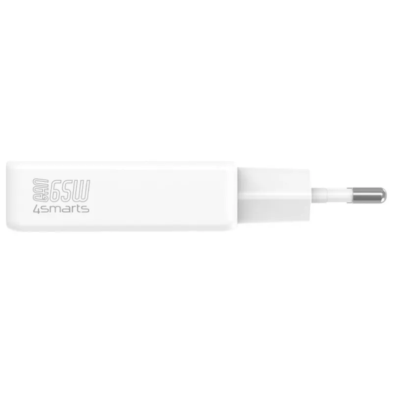 Carregador PDPlug Dual 65W GaN 2xUSB-C branco