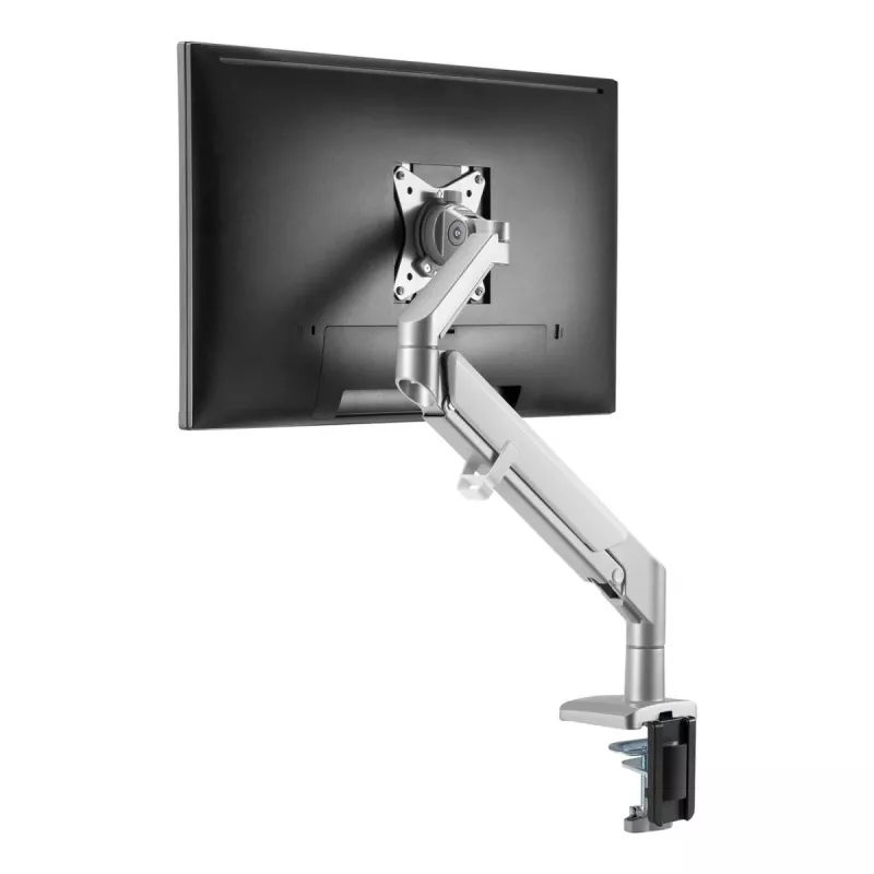 Suporte para monitor Ergo Office ER-405G montagem em secretária giratório inclinável rotativo 13–32 polegadas VESA universal