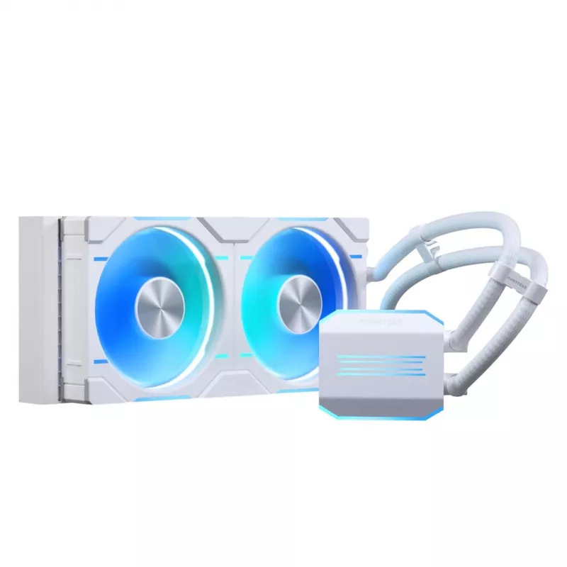 Phanteks Glacier One 240D30 DRGB Refrigeração líquida all-in-one para processador 12 cm branco 1 unid.