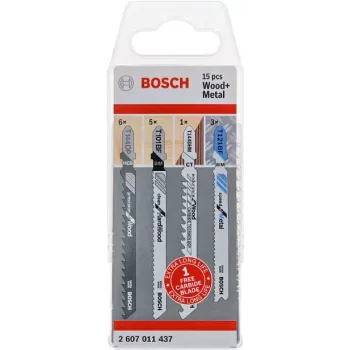 Bosch 2 607 011 437 lâmina para serra de vaivém/serra sabre/serra multifunções lâmina para serra de vaivém 15 unid.