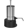 Máquina de servir vinho elétrica a pilhas com tubo de aço inoxidável