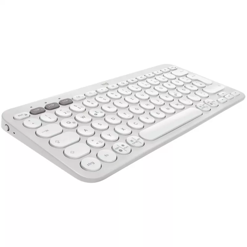 Conjunto Logitech Pebble 2 Combo, branco, sem fios, alemão, 920-012204