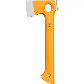 Machado individual Fiskars 1069101, cabeça em aço, 330 mm de comprimento, laranja