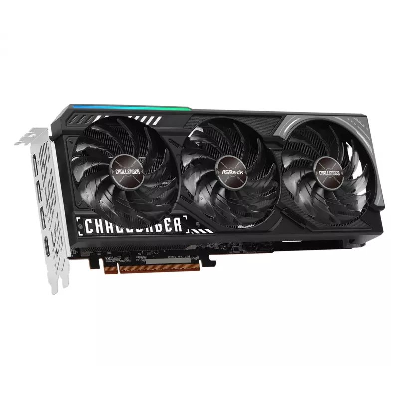 Placa gráfica ASRock Challenger Radeon RX 9070 — 16 GB GDDR6, 256 bits, PCIe 5.0, 3x DisplayPort 2.1a + HDMI 2.1b
