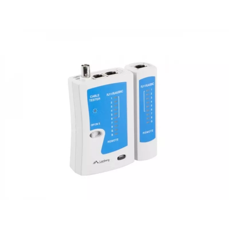 Testador de cabos de rede Lanberg NT-0401 UTP/STP azul, branco