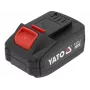Bateria para ferramentas sem fios YATO YT-828463 — Li-Ion 18V 4Ah, vermelho, indicador de carga