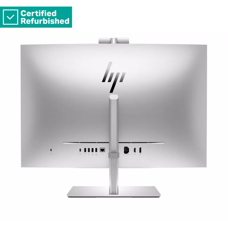 RENEW SILVER HP Elite 870 G9 AIO All-In-One 27 - i7-14700, 16GB, 512GB SSD, 27 FHD Non-Touch AG, FPR, altura ajustável, rato USB, Win 11 Pro, 1 ano