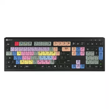 Teclado Logickeyboard LKB-EDIUS-A2PC-FR universal USB AZERTY francês preto