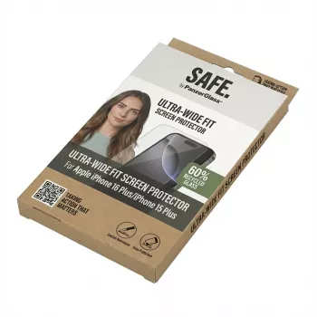 Vidro temperado de proteção GUAN para Apple iPhone 16 Plus / 15 Plus