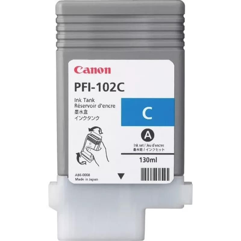 Canon PFI-102C (0896B001) cartucho de tinta ciano