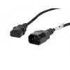 Cabo de alimentação Lanberg CA-C13E-11CC-0018-BK preto 1,8 m conector macho C13 conector macho C14 (CA-C13E-11CC-0018-BK)