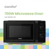 Micro-ondas Toshiba MM2EM20PF acabamento espelhado preto