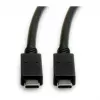 Cabo USB ROLINE 11.02.9057 USB 3.2 Gen 2 1 m USB C preto