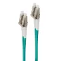 Cabo de fibra ótica ALOGIC 0,5 m LC-LC 10G Multimodo Duplex LSZH OM3
