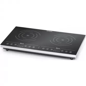 Placa de indução Rommelsbacher CT 3410/IN, 2 zonas, controlo tátil