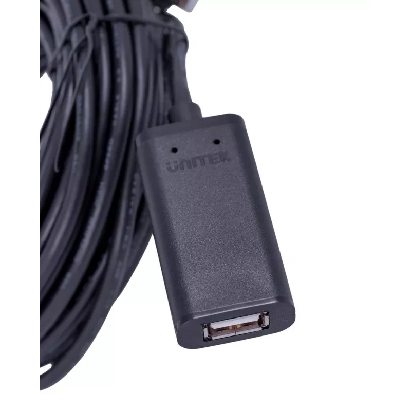 Cabo USB UNITEK Y-278 USB 2.0 10 m 2 x USB A USB A preto