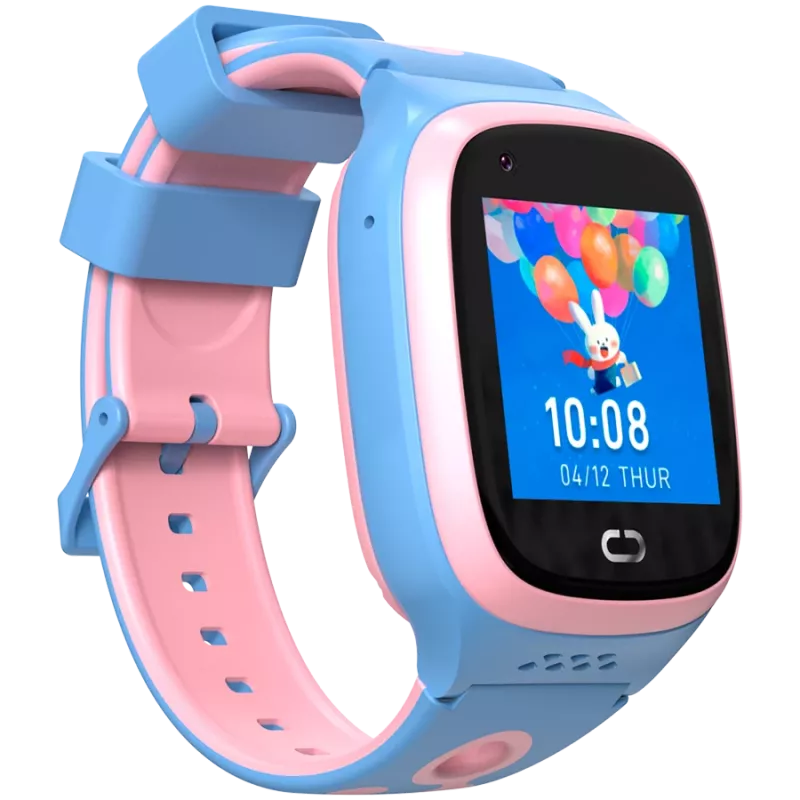 Relógio infantil Canyon ZEFIR KW-49 E-SIM 4G GPS WiFi Vídeo Música Jogos Aprender inglês, rosa e azul