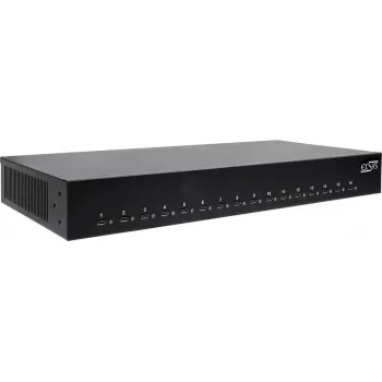 EXSYS EX-11017 Estação de carregamento USB Type-C de 16 portas