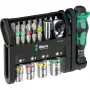 Tool-Check Modular 1, conjunto de pontas preto/verde, 21 peças, incl. chave de catraca de pontas 1/4